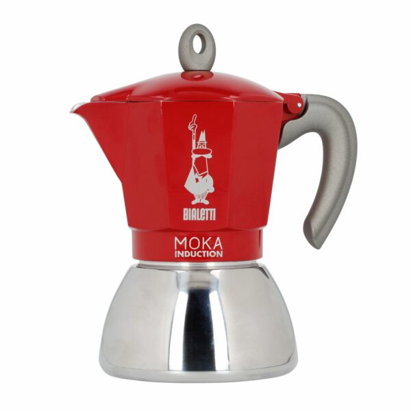 Moka Induction 6 Cup Crvena
