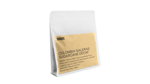 Colombia Galeras Sugarcane Decaf 200g