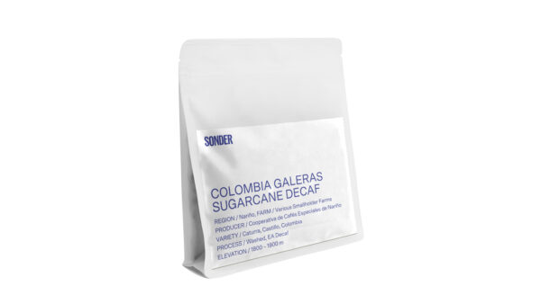 Colombia Galeras Sugarcane Decaf 200g