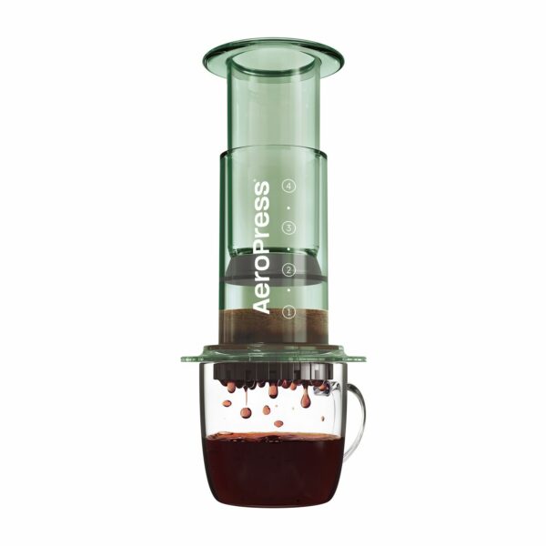 Aeropress Clear Zelena