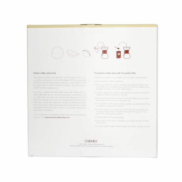 Chemex Unfolded Paper Filters 1/100 - Image 2