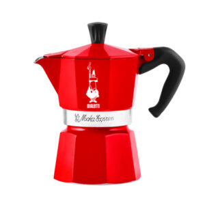 Moka Pot Express 3 Cup Nutcracker Crvena